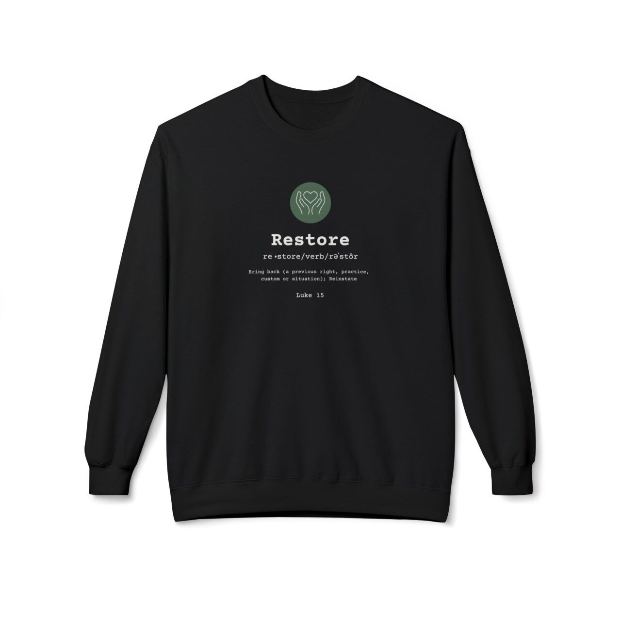 Restore Unisex Midweight Softstyle Fleece Crewneck